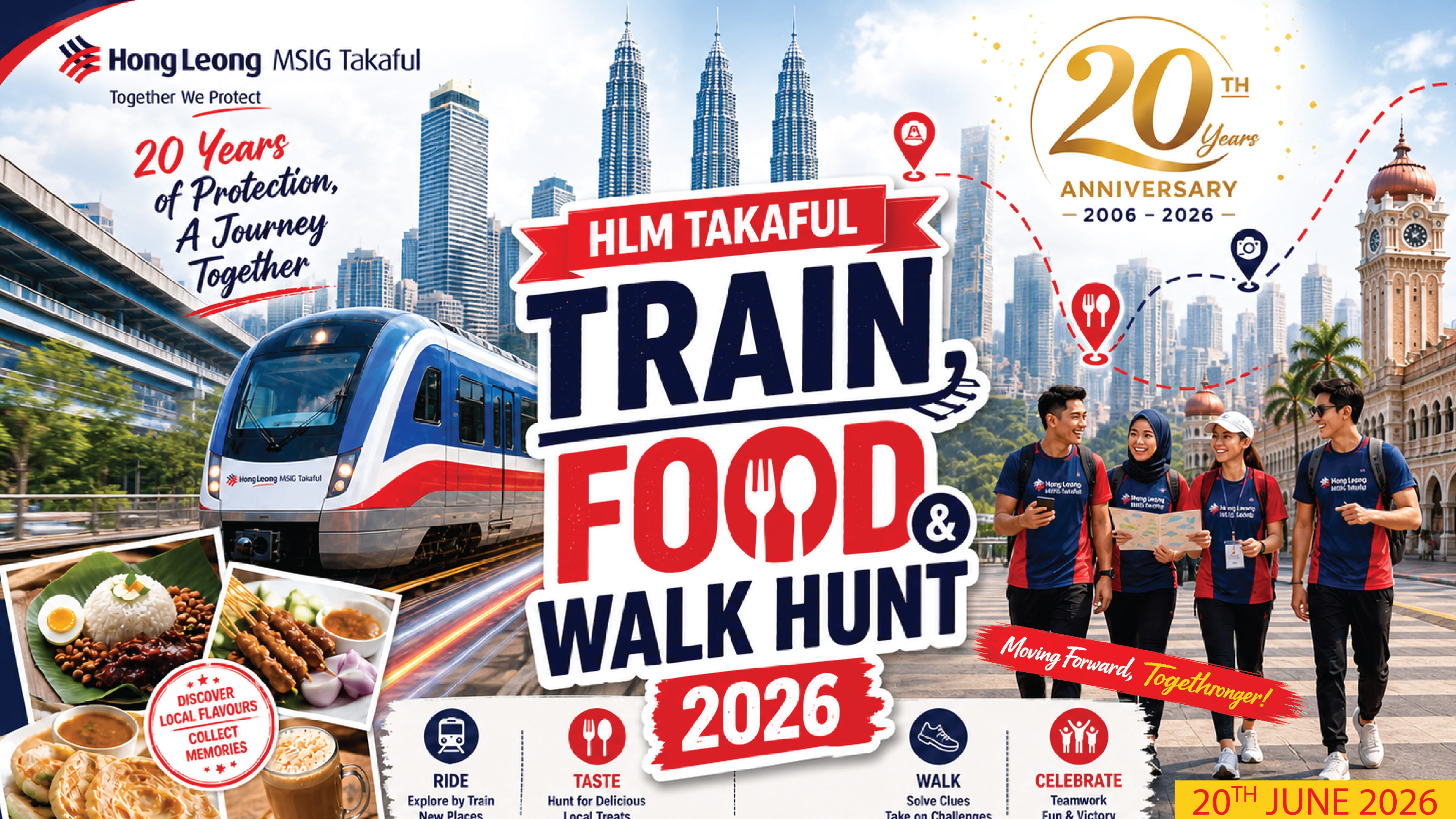 HLM Takaful Train Food and Walk Hunt 2026